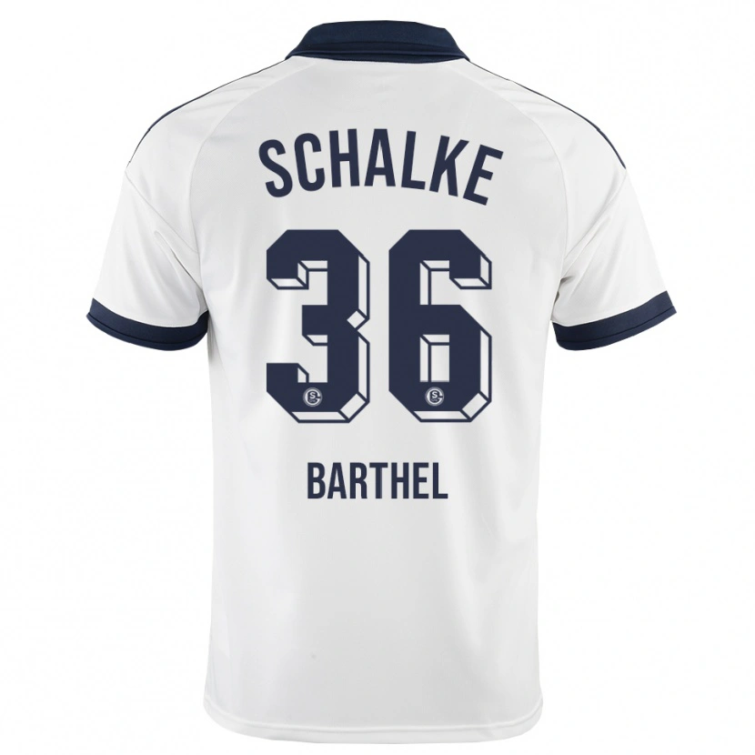 Danxen Kinderen Niklas Barthel #36 Zwart Wit Uitshirt Uittenue 2026/27 T-Shirt België