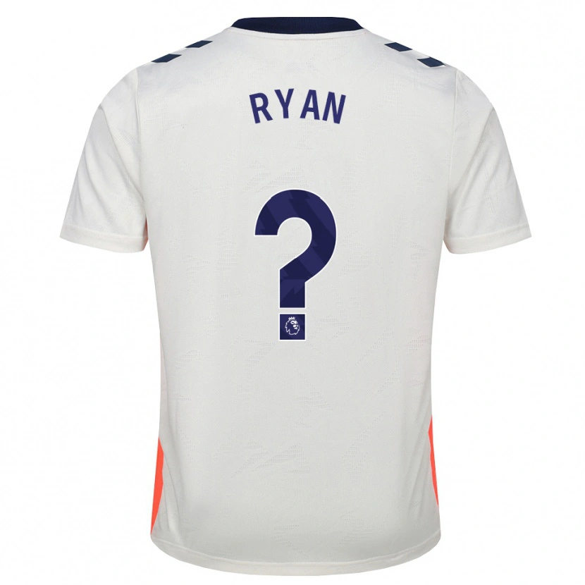 Danxen Kinderen Kain Ryan #0 Wit Oranje Koninklijk Blauw Uitshirt Uittenue 2026/27 T-Shirt België
