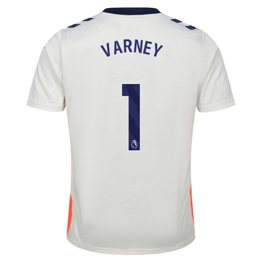Danxen Kinderen Oscar Varney #1 Wit Oranje Koninklijk Blauw Uitshirt Uittenue 2026/27 T-Shirt België