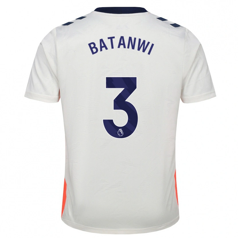 Danxen Kinderen Tristen Batanwi #3 Wit Oranje Koninklijk Blauw Uitshirt Uittenue 2026/27 T-Shirt België