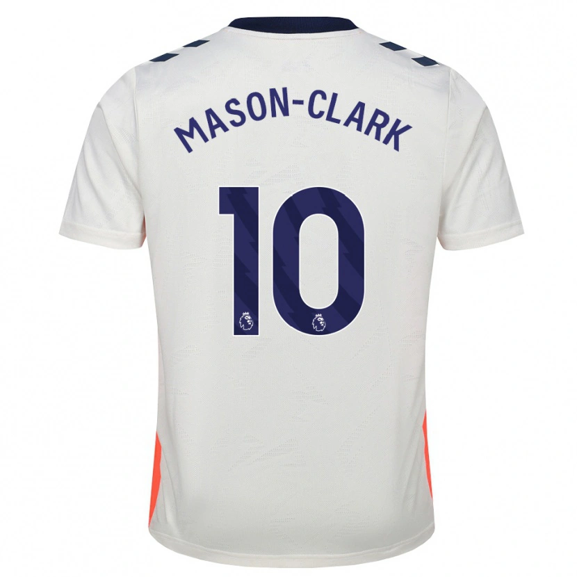 Danxen Kinderen Ephron Mason-Clark #10 Wit Oranje Koninklijk Blauw Uitshirt Uittenue 2026/27 T-Shirt België