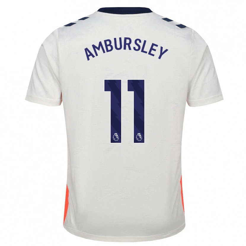 Danxen Kinderen Conrad Ambursley #11 Wit Oranje Koninklijk Blauw Uitshirt Uittenue 2026/27 T-Shirt België