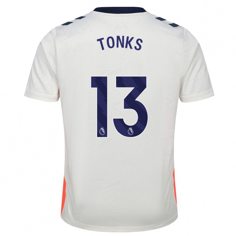 Danxen Kinderen Harrison Tonks #13 Wit Oranje Koninklijk Blauw Uitshirt Uittenue 2026/27 T-Shirt België