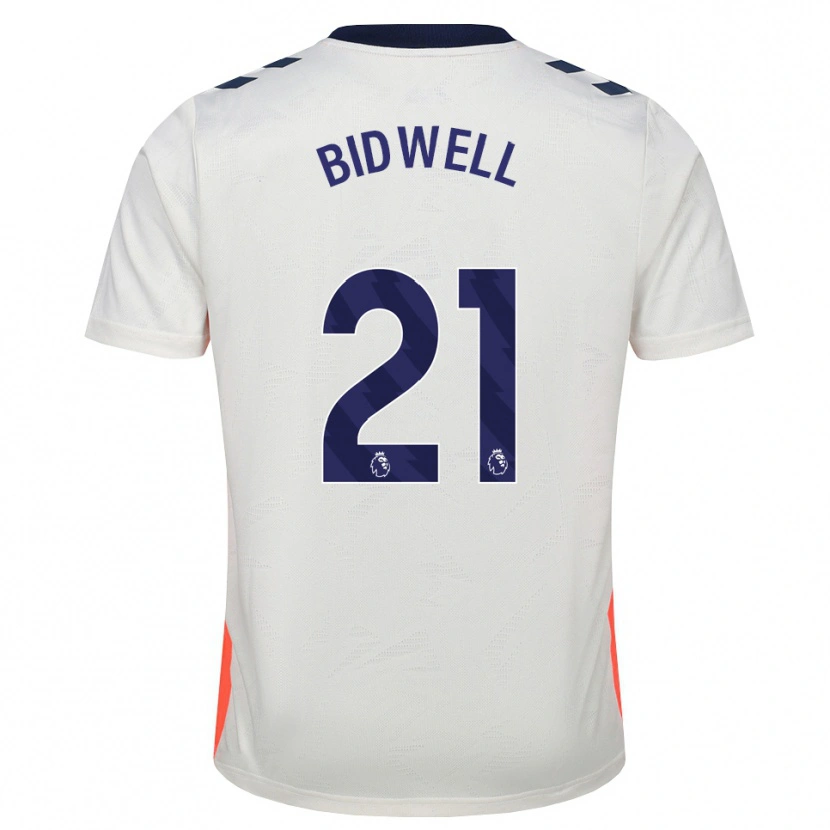 Danxen Kinderen Jake Bidwell #21 Wit Oranje Koninklijk Blauw Uitshirt Uittenue 2026/27 T-Shirt België