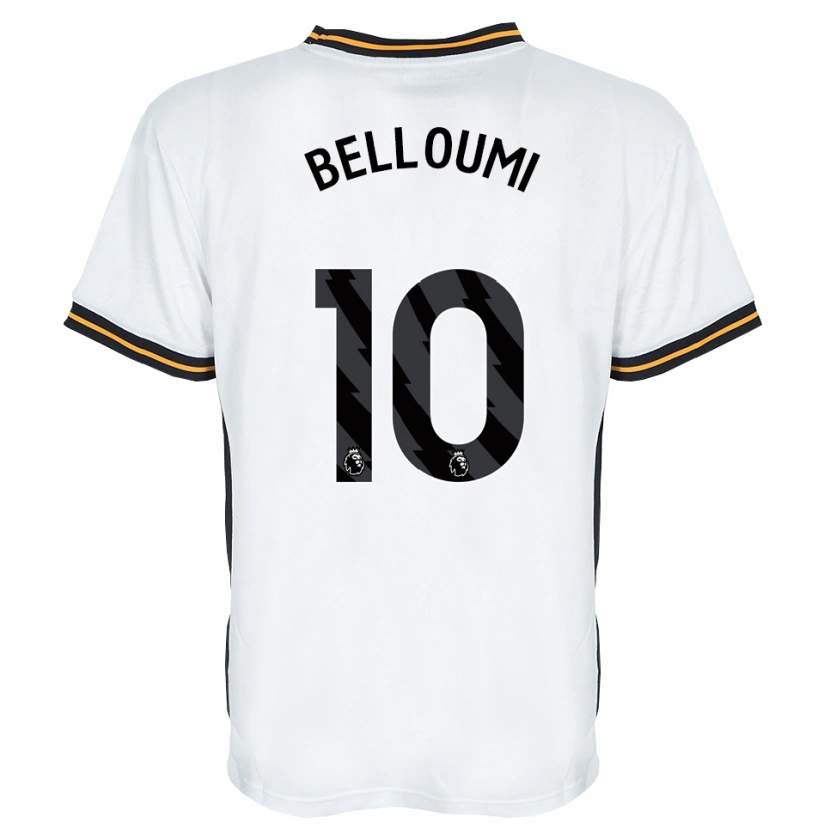 Danxen Kinderen Mohamed Belloumi #10 Wit Oranje Zwart Uitshirt Uittenue 2026/27 T-Shirt België