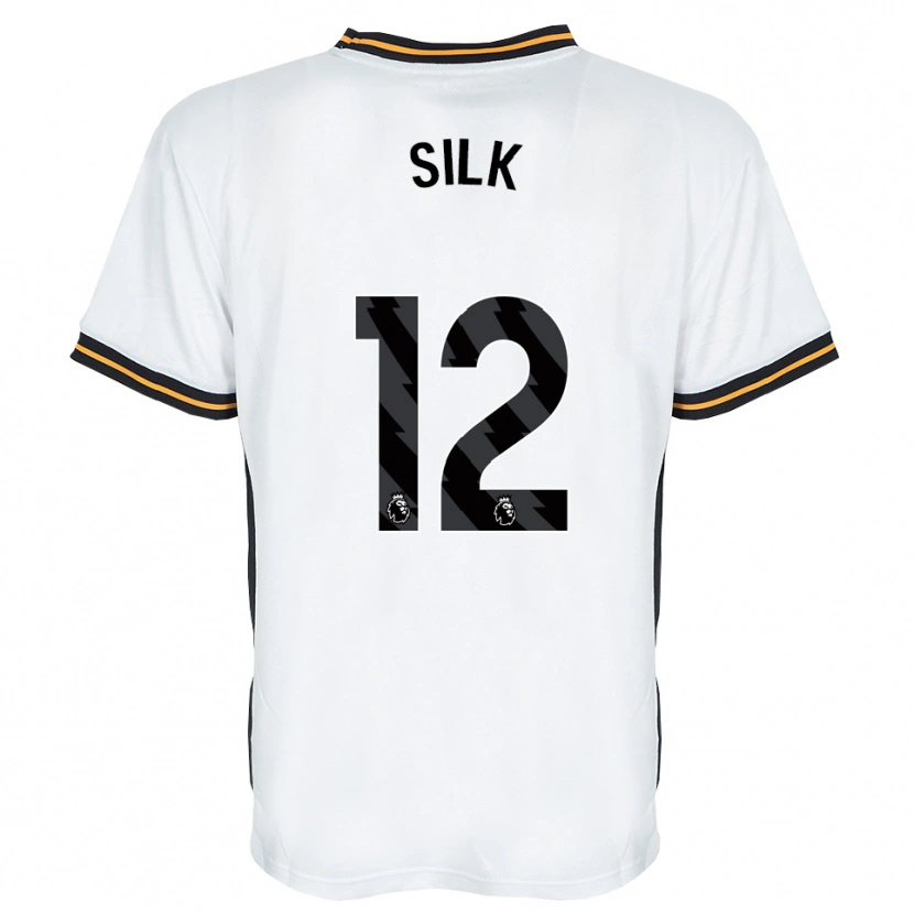 Danxen Kinderen Reuben Silk #12 Wit Oranje Zwart Uitshirt Uittenue 2026/27 T-Shirt België