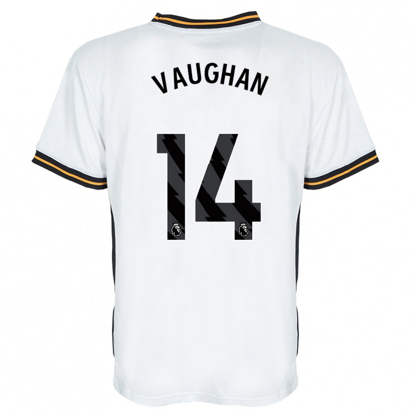 Danxen Kinderen Harry Vaughan #14 Wit Oranje Zwart Uitshirt Uittenue 2026/27 T-Shirt België