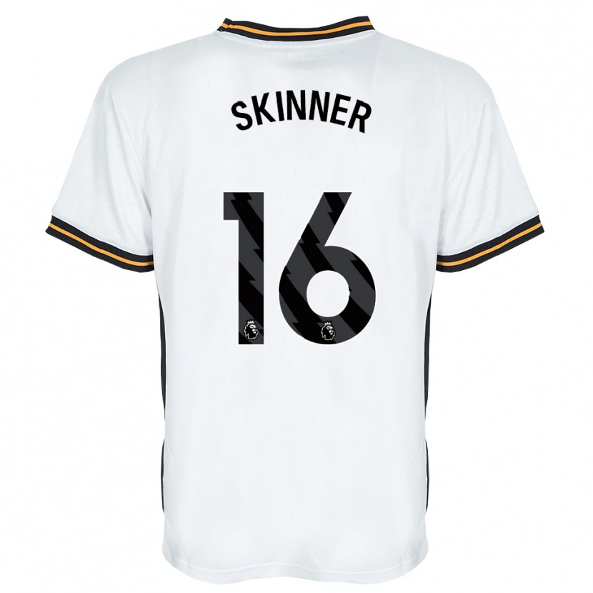 Danxen Kinderen Harley Skinner #16 Wit Oranje Zwart Uitshirt Uittenue 2026/27 T-Shirt België