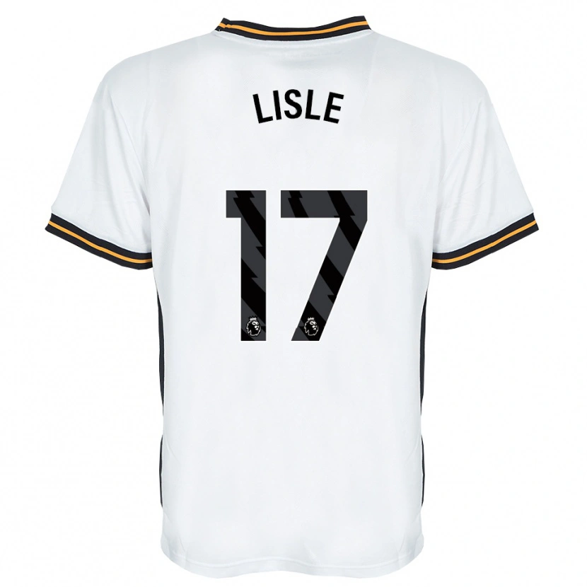 Danxen Kinderen Mary Lisle #17 Wit Oranje Zwart Uitshirt Uittenue 2026/27 T-Shirt België