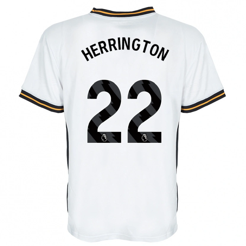 Danxen Kinderen Lucas Herrington #22 Wit Oranje Zwart Uitshirt Uittenue 2026/27 T-Shirt België
