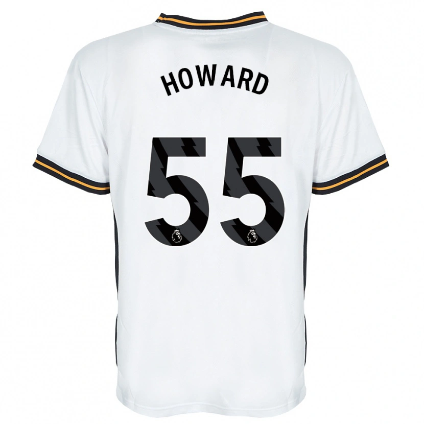 Danxen Kinderen Archie Howard #55 Wit Oranje Zwart Uitshirt Uittenue 2026/27 T-Shirt België