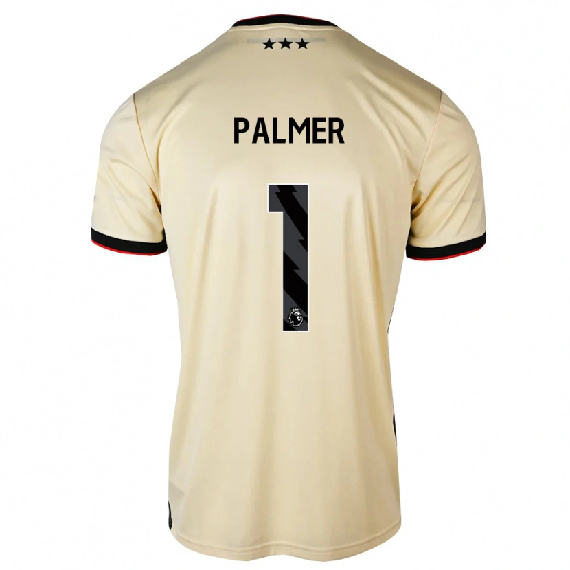 Danxen Kinderen Alex Palmer #1 Lemonchiffon Zwart Rood Uitshirt Uittenue 2026/27 T-Shirt België