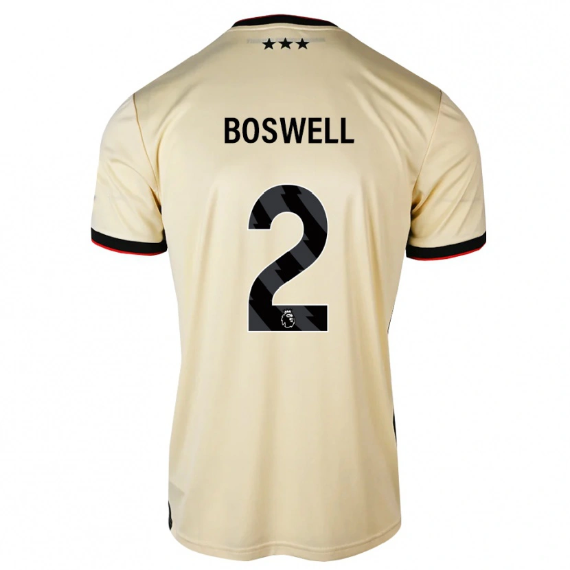 Danxen Kinderen Maria Boswell #2 Lemonchiffon Zwart Rood Uitshirt Uittenue 2026/27 T-Shirt België
