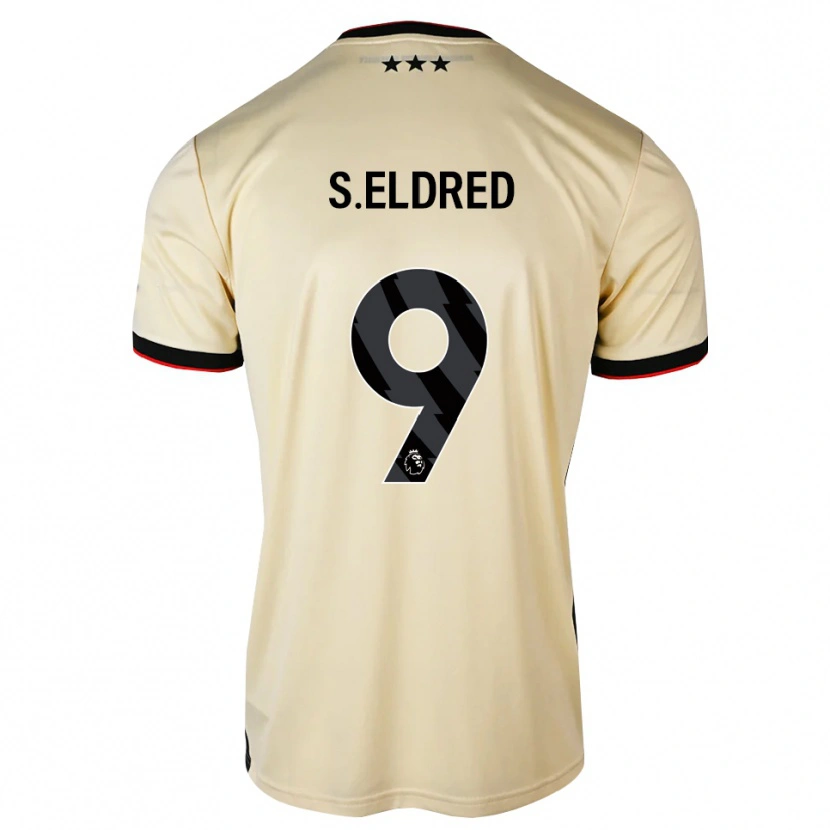 Danxen Kinderen Sid Eldred #9 Lemonchiffon Zwart Rood Uitshirt Uittenue 2026/27 T-Shirt België