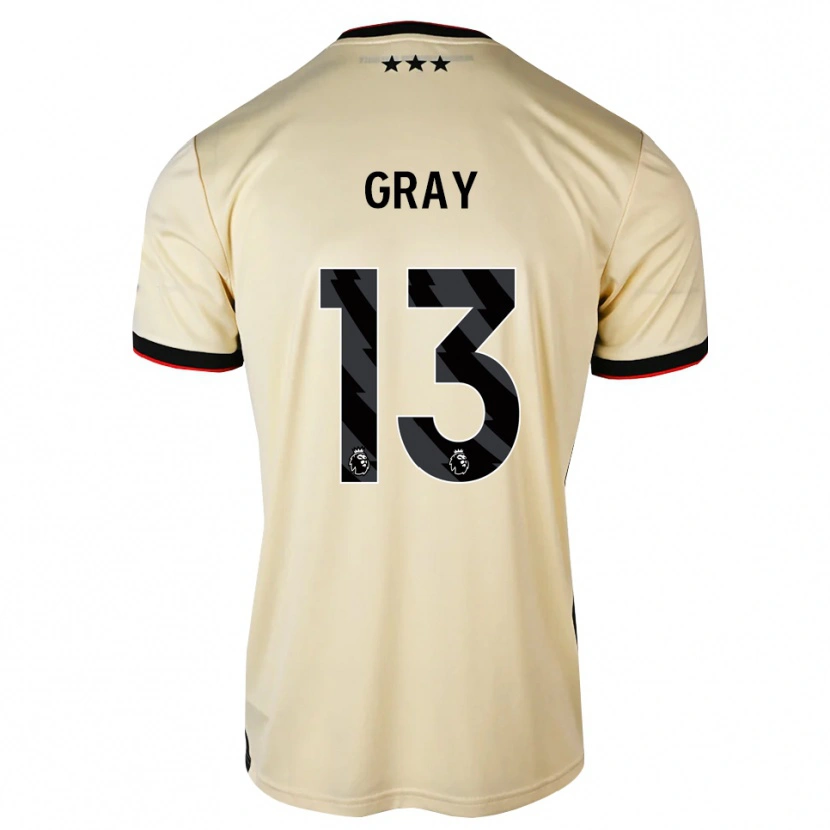 Danxen Kinderen Henry Gray #13 Lemonchiffon Zwart Rood Uitshirt Uittenue 2026/27 T-Shirt België