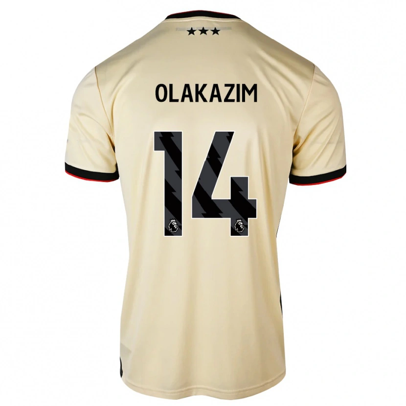 Danxen Kinderen Mustaan Olakazim #14 Lemonchiffon Zwart Rood Uitshirt Uittenue 2026/27 T-Shirt België