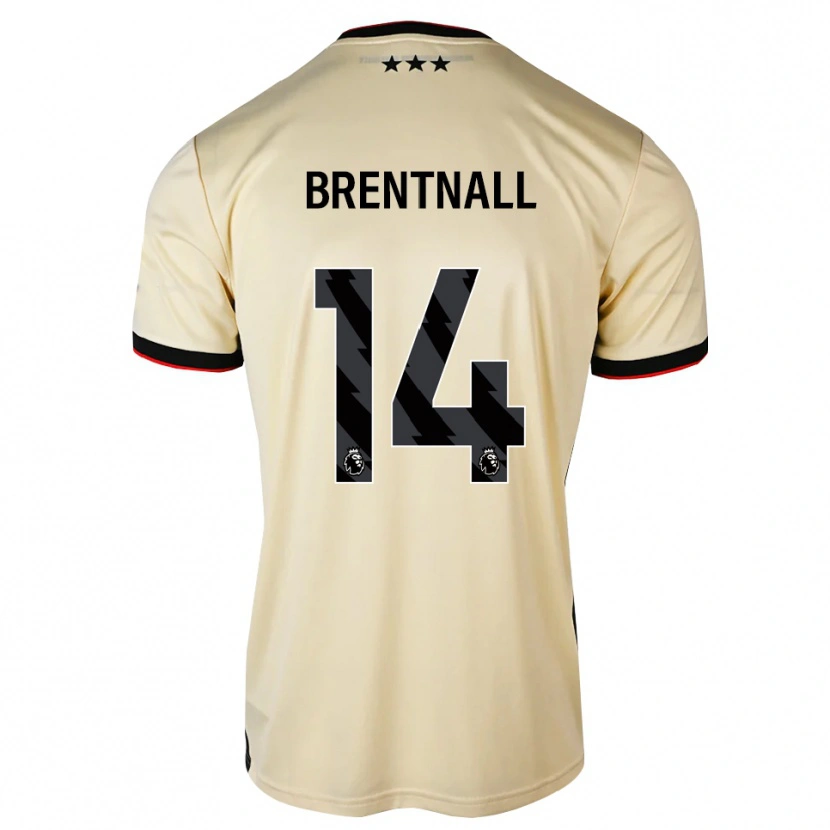 Danxen Kinderen James Brentnall #14 Lemonchiffon Zwart Rood Uitshirt Uittenue 2026/27 T-Shirt België