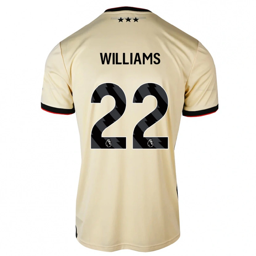 Danxen Kinderen Evie Williams #22 Lemonchiffon Zwart Rood Uitshirt Uittenue 2026/27 T-Shirt België