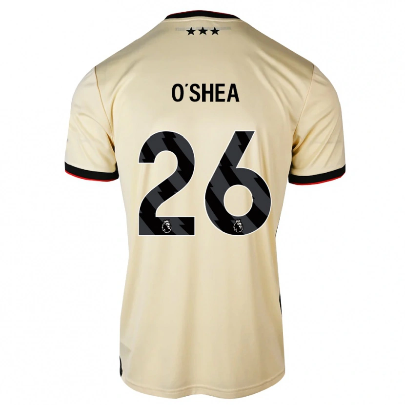 Danxen Kinderen Dara O'shea #26 Lemonchiffon Zwart Rood Uitshirt Uittenue 2026/27 T-Shirt België