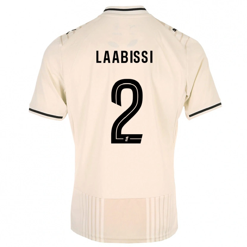 Danxen Kinderen Chad Laabissi #2 Oldlace Zwart Antiquewhite Uitshirt Uittenue 2026/27 T-Shirt België