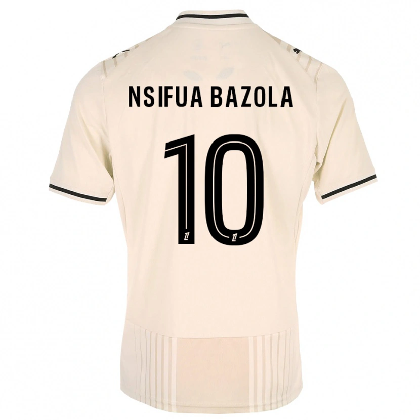 Danxen Kinderen Preston Nsifua Bazola #10 Oldlace Zwart Antiquewhite Uitshirt Uittenue 2026/27 T-Shirt België