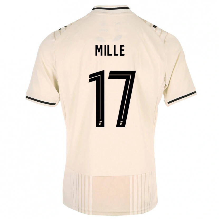 Danxen Kinderen Antoine Mille #17 Oldlace Zwart Antiquewhite Uitshirt Uittenue 2026/27 T-Shirt België