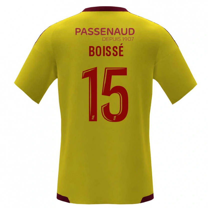 Danxen Kinderen Noa Boissé #15 Geel Rood Groen Uitshirt Uittenue 2026/27 T-Shirt België