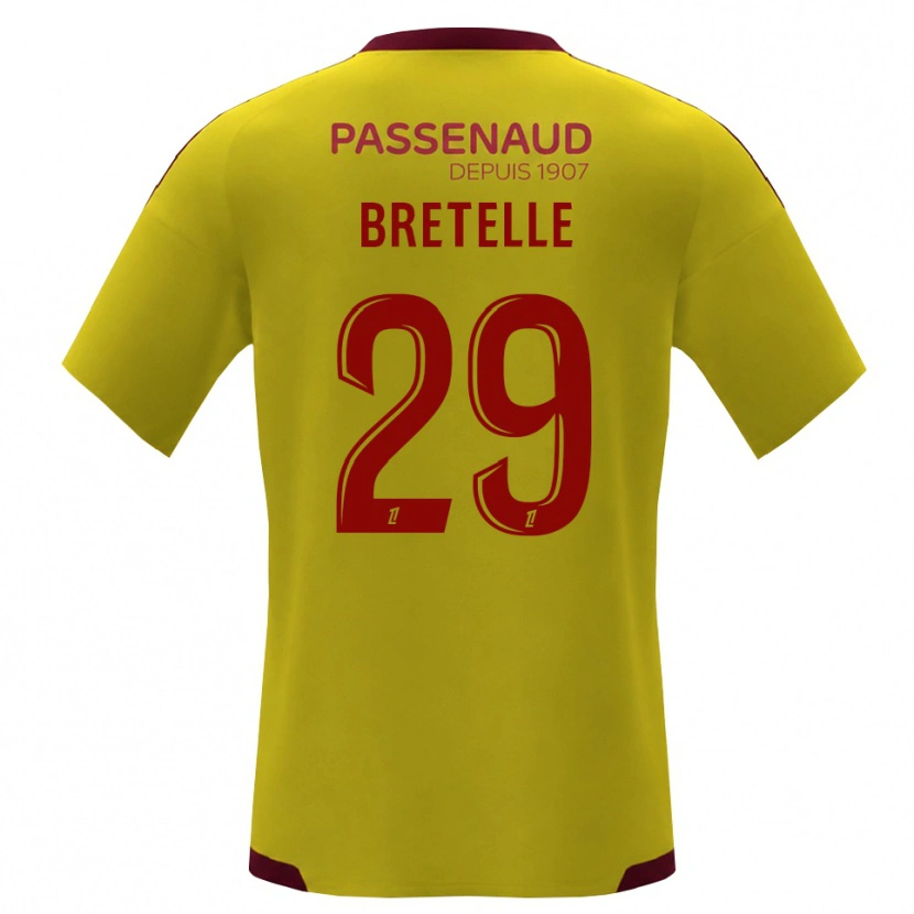 Danxen Kinderen Lucas Bretelle #29 Geel Rood Groen Uitshirt Uittenue 2026/27 T-Shirt België
