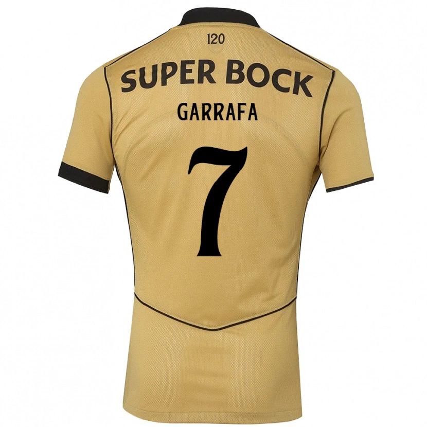 Danxen Kinderen José Garrafa #7 Goudgeelzwart Uitshirt Uittenue 2026/27 T-Shirt België