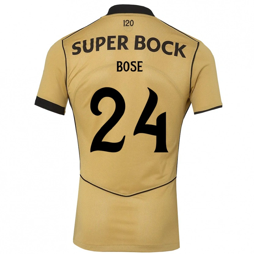 Danxen Kinderen Ria Bose #24 Goudgeelzwart Uitshirt Uittenue 2026/27 T-Shirt België