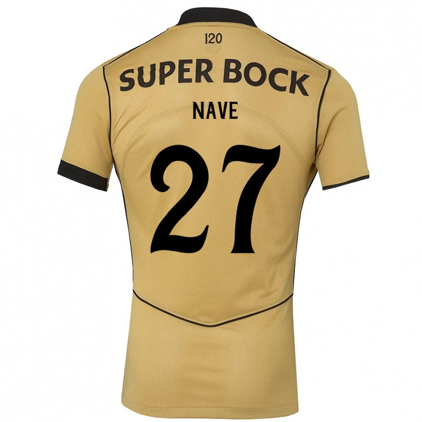 Danxen Kinderen Matilde Nave #27 Goudgeelzwart Uitshirt Uittenue 2026/27 T-Shirt België