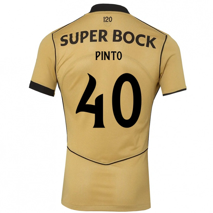 Danxen Kinderen Rita Pinto De Almeida #40 Goudgeelzwart Uitshirt Uittenue 2026/27 T-Shirt België