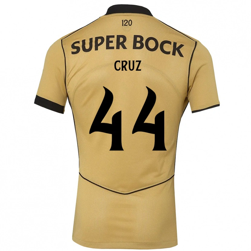 Danxen Kinderen Marco Cruz #44 Goudgeelzwart Uitshirt Uittenue 2026/27 T-Shirt België