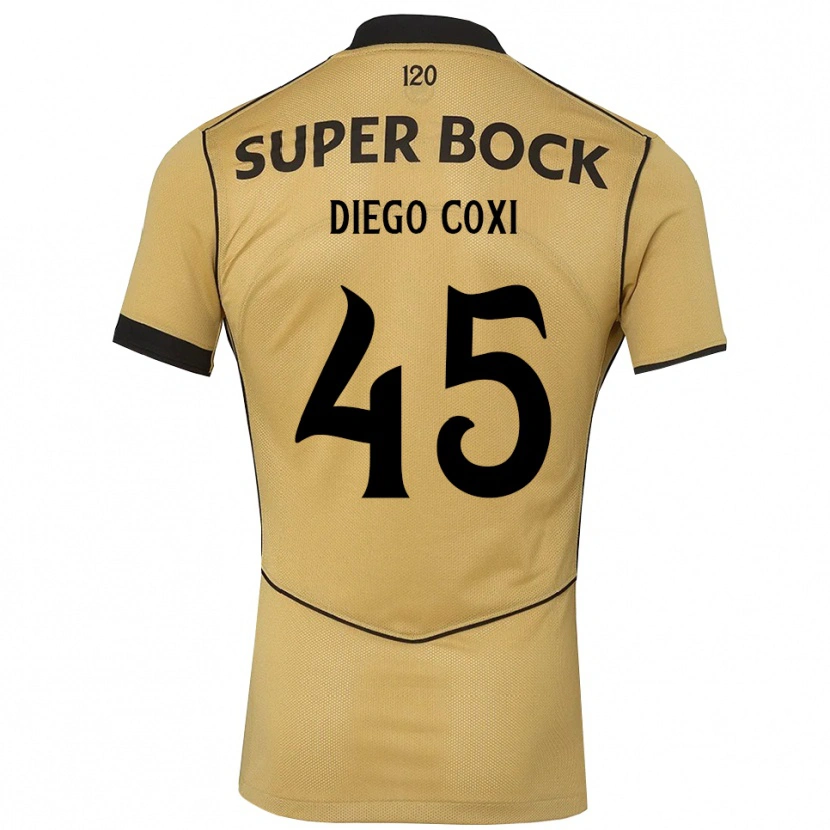 Danxen Kinderen Diego Coxi #45 Goudgeelzwart Uitshirt Uittenue 2026/27 T-Shirt België