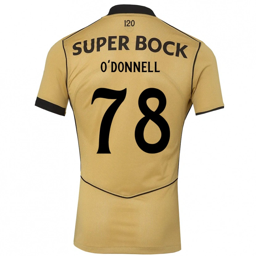 Danxen Kinderen Miri O'donnell #78 Goudgeelzwart Uitshirt Uittenue 2026/27 T-Shirt België