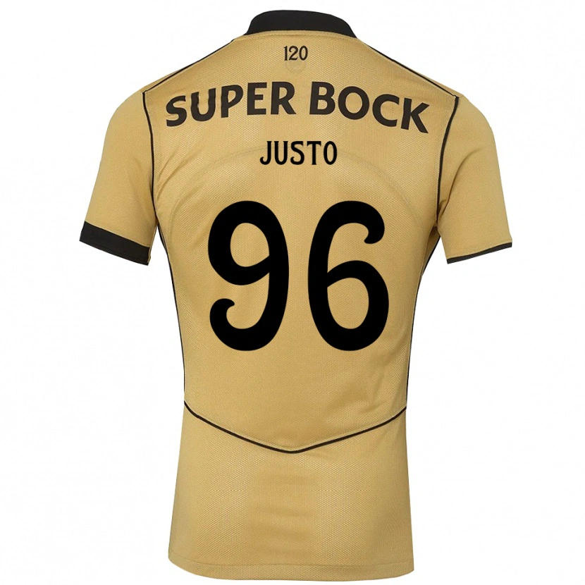 Danxen Kinderen Samuel Justo #96 Goudgeelzwart Uitshirt Uittenue 2026/27 T-Shirt België