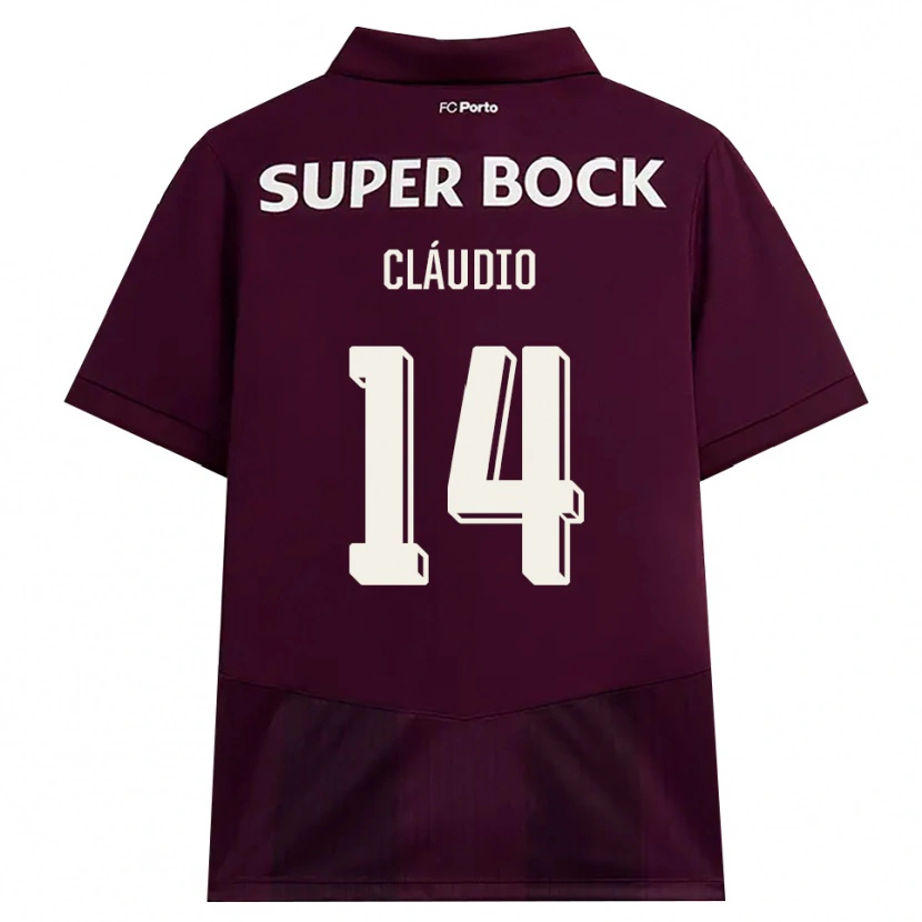 Danxen Kinderen Cláudio Ramos #14 Bordeauxrood Wit Uitshirt Uittenue 2026/27 T-Shirt België