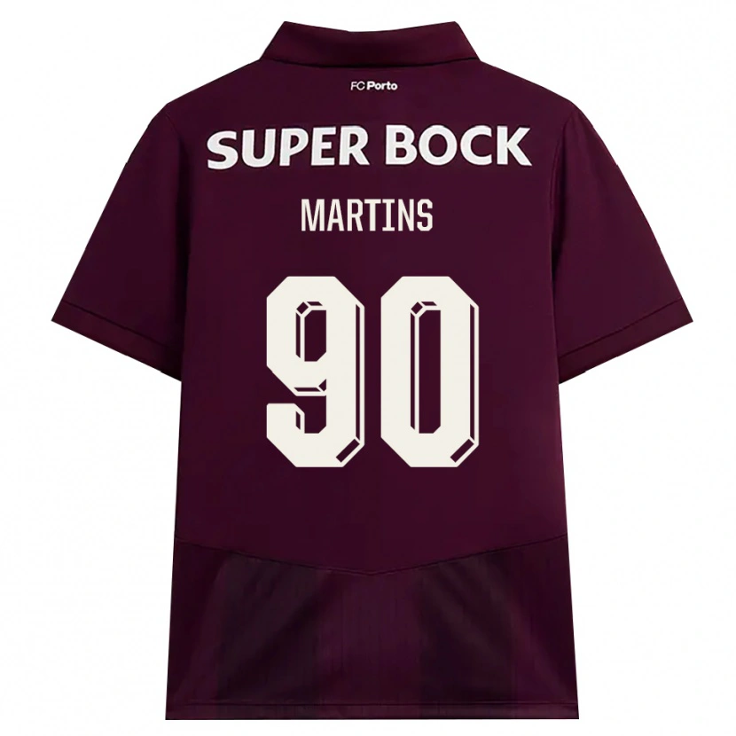 Danxen Kinderen Gil Martins #90 Bordeauxrood Wit Uitshirt Uittenue 2026/27 T-Shirt België