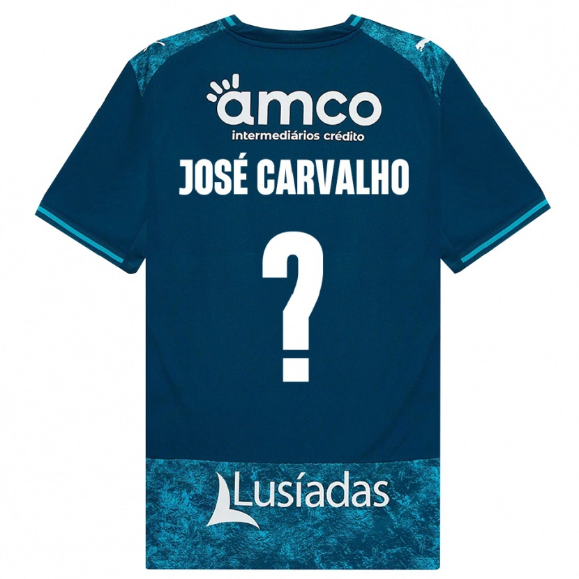 Danxen Kinderen José Carvalho #0 Donkerleigrijs Mediumturquoise Uitshirt Uittenue 2026/27 T-Shirt België