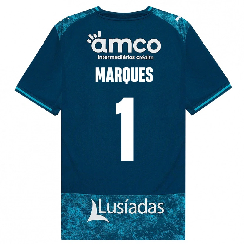 Danxen Kinderen André Marques #1 Donkerleigrijs Mediumturquoise Uitshirt Uittenue 2026/27 T-Shirt België