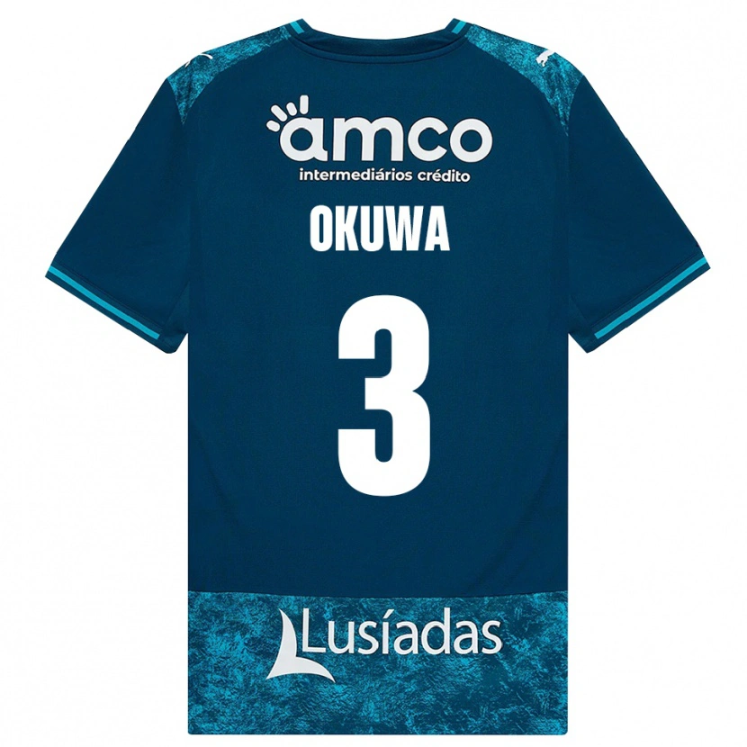 Danxen Kinderen Temi Okuwa #3 Donkerleigrijs Mediumturquoise Uitshirt Uittenue 2026/27 T-Shirt België