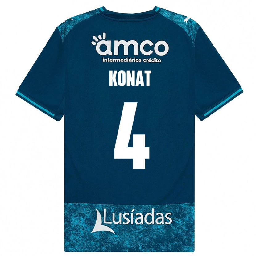 Danxen Kinderen Katarzyna Konat #4 Donkerleigrijs Mediumturquoise Uitshirt Uittenue 2026/27 T-Shirt België