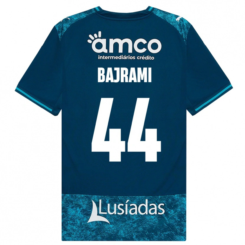 Danxen Kinderen Adrian Bajrami #44 Donkerleigrijs Mediumturquoise Uitshirt Uittenue 2026/27 T-Shirt België