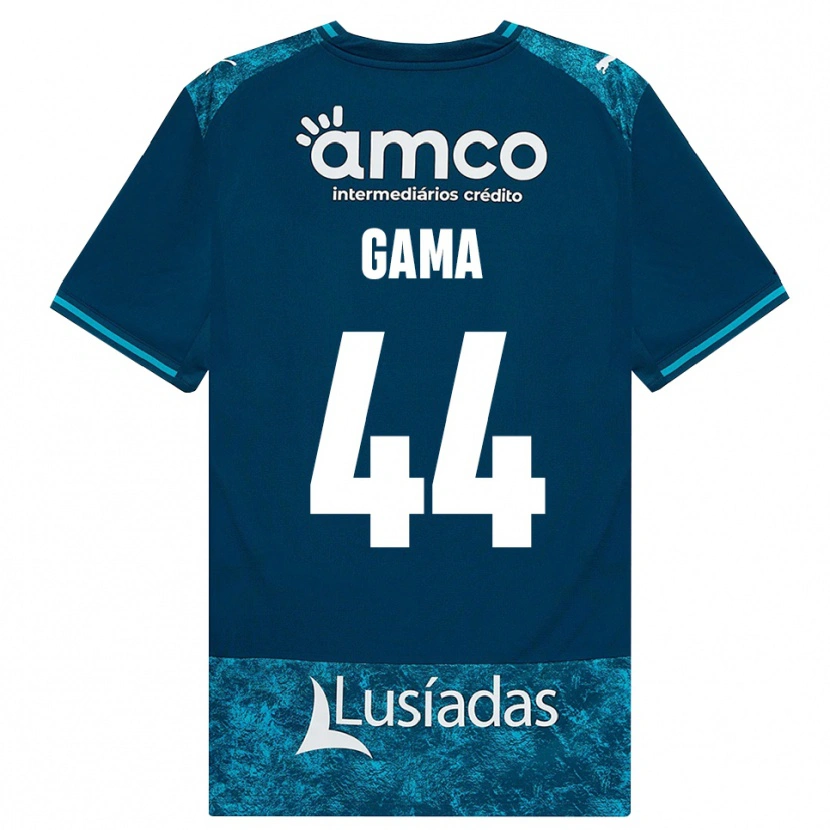 Danxen Kinderen Dinis Gama #44 Donkerleigrijs Mediumturquoise Uitshirt Uittenue 2026/27 T-Shirt België