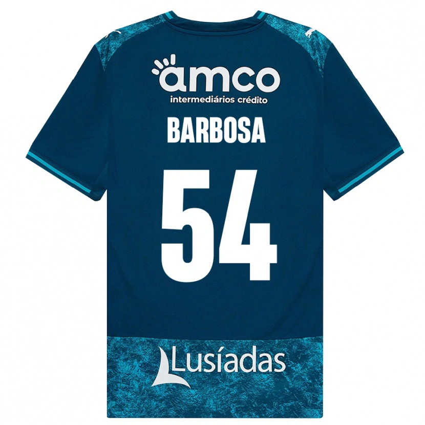Danxen Kinderen Gui Barbosa #54 Donkerleigrijs Mediumturquoise Uitshirt Uittenue 2026/27 T-Shirt België