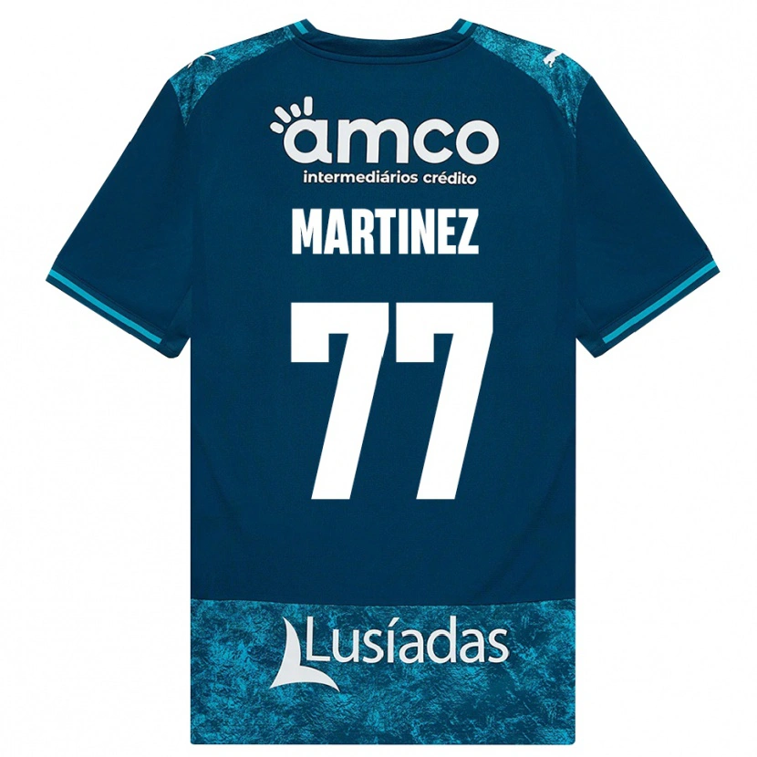 Danxen Kinderen Gabri Martínez #77 Donkerleigrijs Mediumturquoise Uitshirt Uittenue 2026/27 T-Shirt België