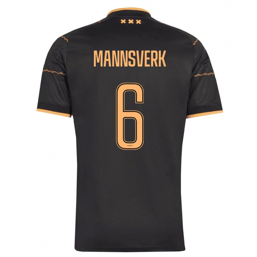 Danxen Kinderen Sivert Mannsverk #6 Zwart Oranje Uitshirt Uittenue 2026/27 T-Shirt België