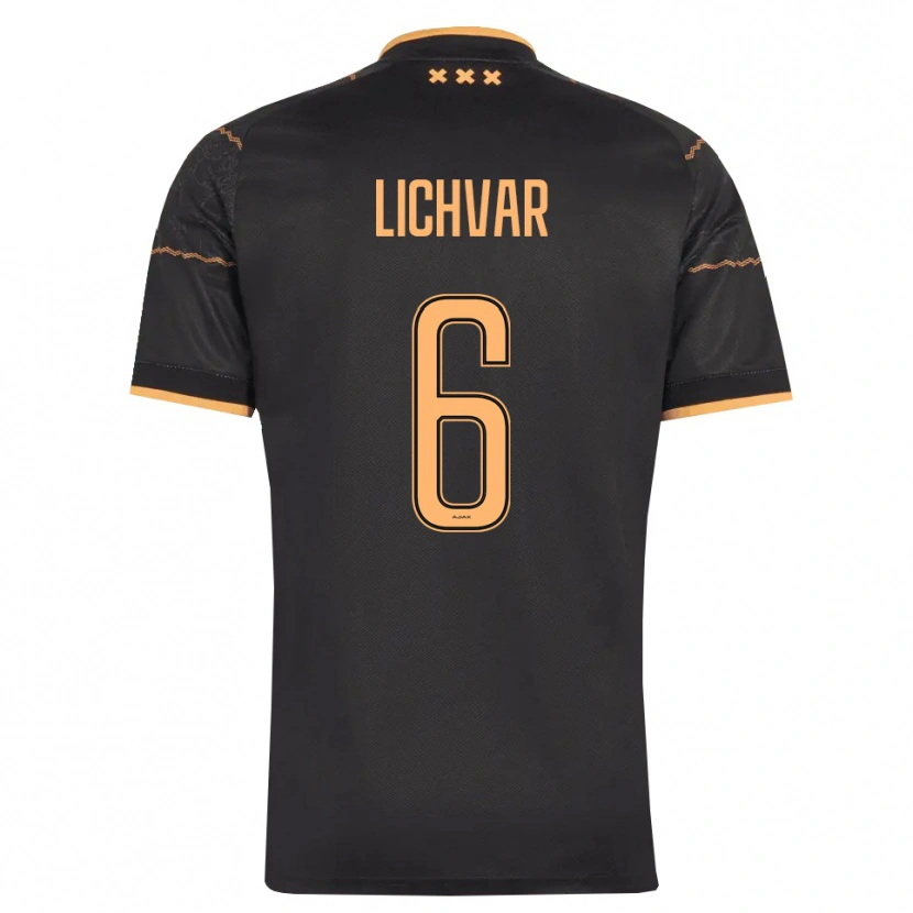 Danxen Kinderen Roman Lichvar #6 Zwart Oranje Uitshirt Uittenue 2026/27 T-Shirt België