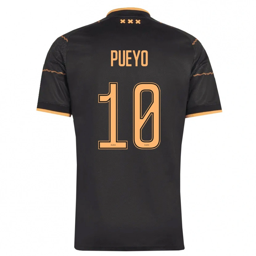 Danxen Kinderen Jano Monserrate #10 Zwart Oranje Uitshirt Uittenue 2026/27 T-Shirt België