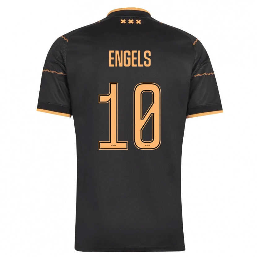 Danxen Kinderen Chip Engels #10 Zwart Oranje Uitshirt Uittenue 2026/27 T-Shirt België